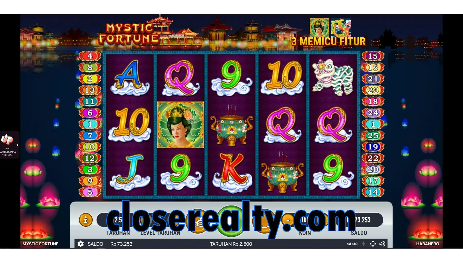 Slot Habanero Mystic Fortune