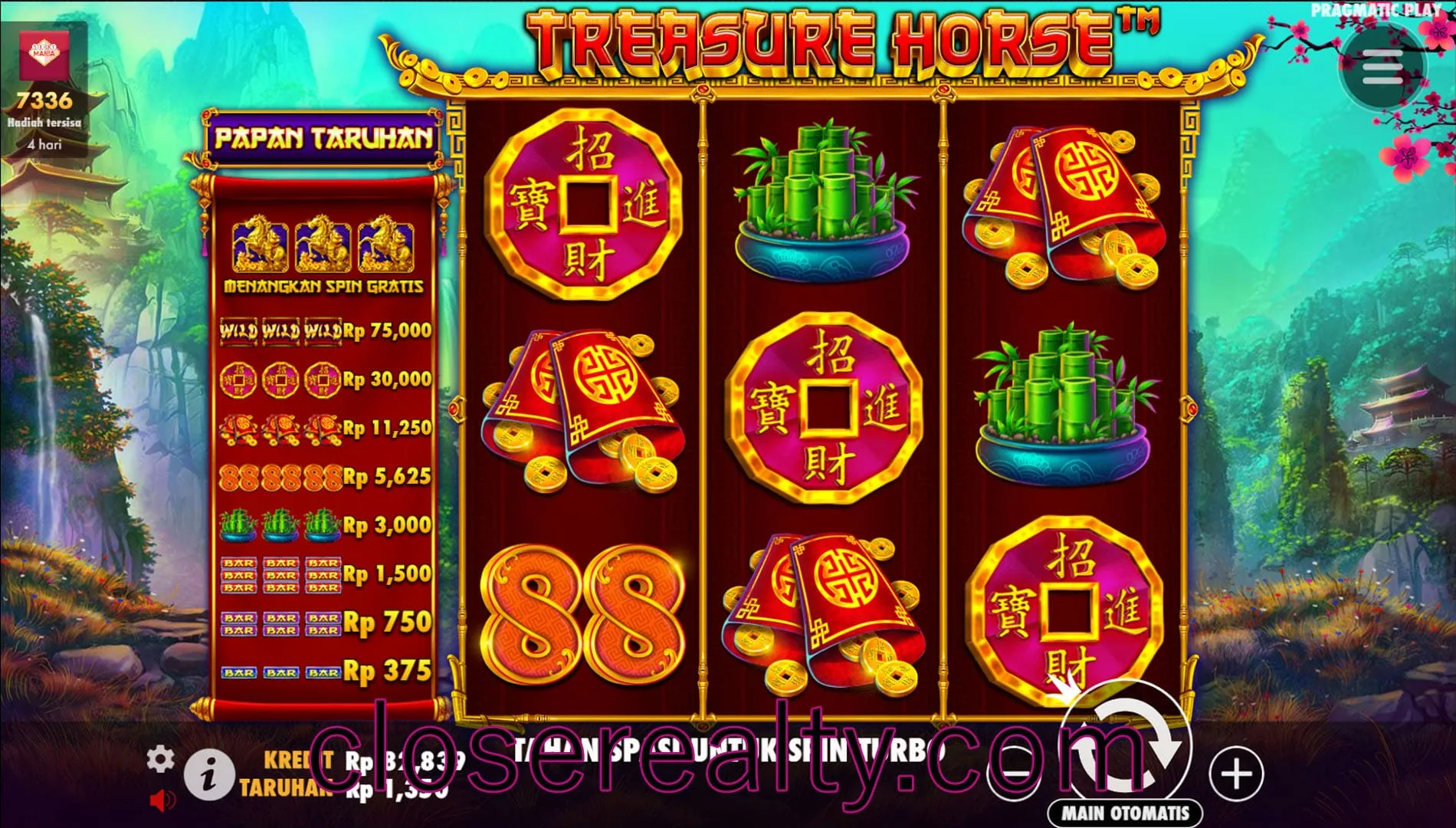 Slot Online Treasure Horse